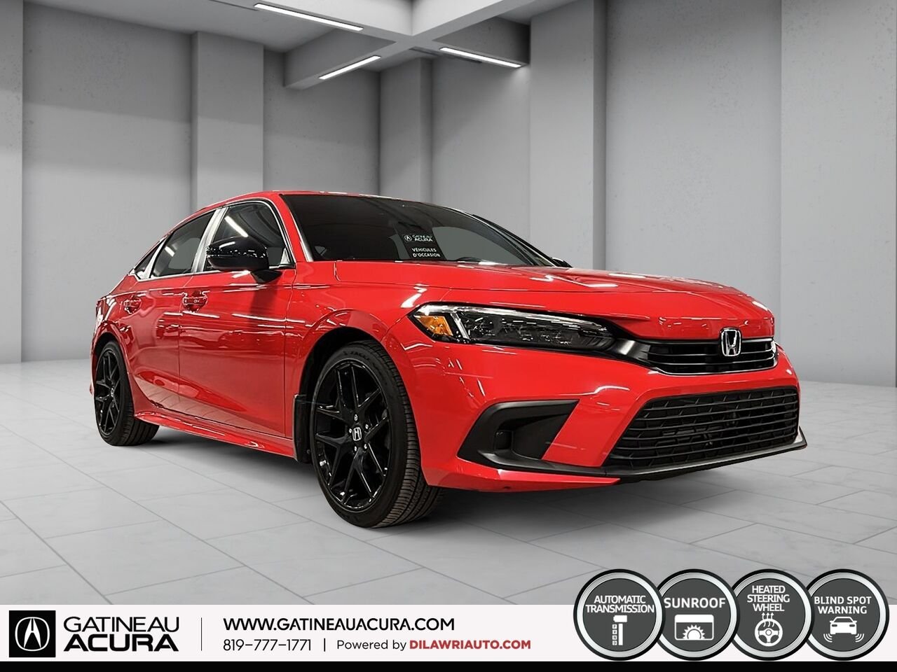 2022 Honda Civic Sport Red Gatineau - photo #13