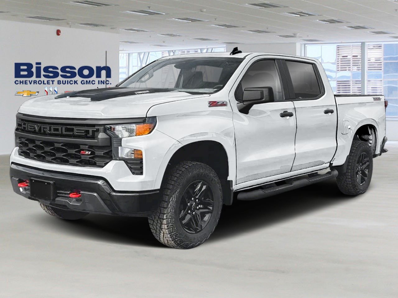 Chevrolet Silverado 1500 Custom Trail Boss cabine multiplace 4RM 157 po 2026 Blanc sommet Thetford Mines - photo #0