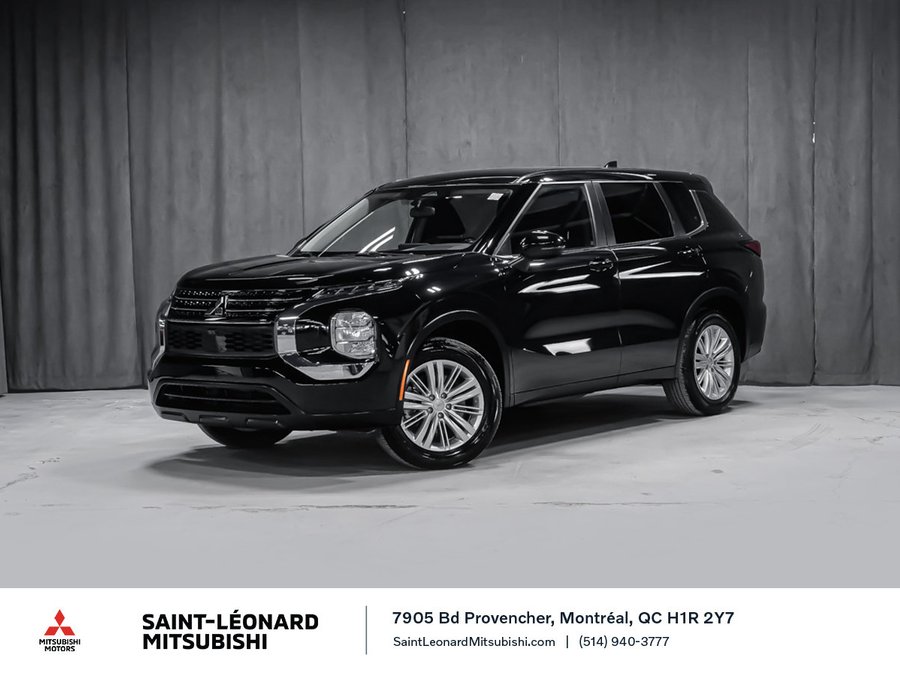 2024 Mitsubishi Outlander ES S-AWC SIEGES CHAUFFANTS APPLE CARPLAY Black