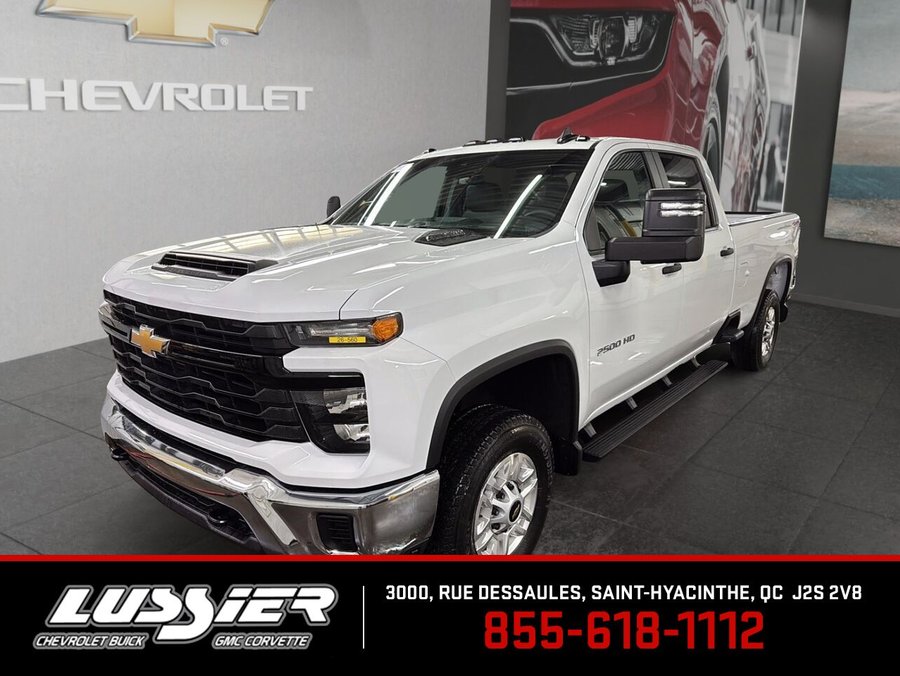 Chevrolet Silverado 2500HD WT cabine multiplace 4RM 172 po 2026 BLANC SOMMET