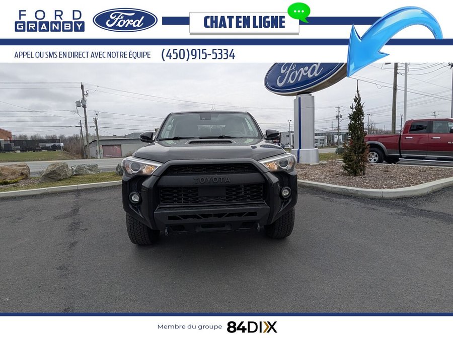 Toyota 4Runner TRD OffRoad, Toit ouvrant 4 roues motrices, Cuir 2021 Noir