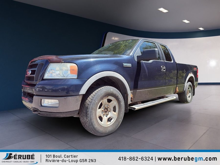 Ford F-150 4WD Extended Cab 145'' WB 2005 2005 Bleu