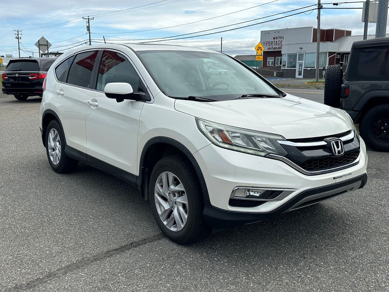 Honda CR-V Traction intégrale 5 portes EX-L 2015 Blanc Matane - photo #6