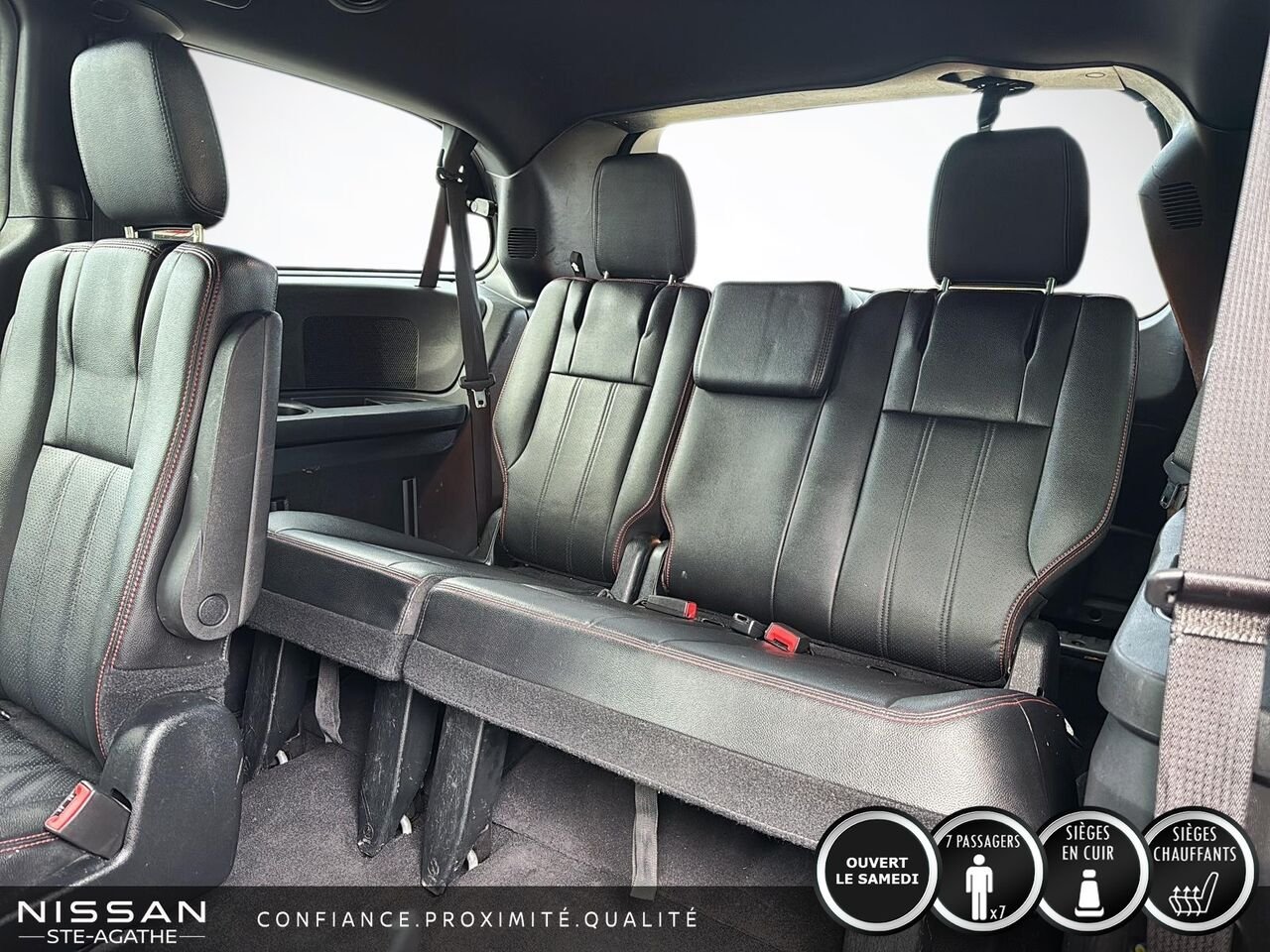 2020 Dodge Grand Caravan GT | TV/DVD | CUIR | STOW N GO | Black Saint-Jérôme - photo #10