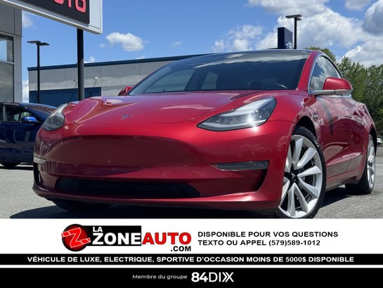 Tesla Model 3 Long Range AWD 2018 2018 Rouge