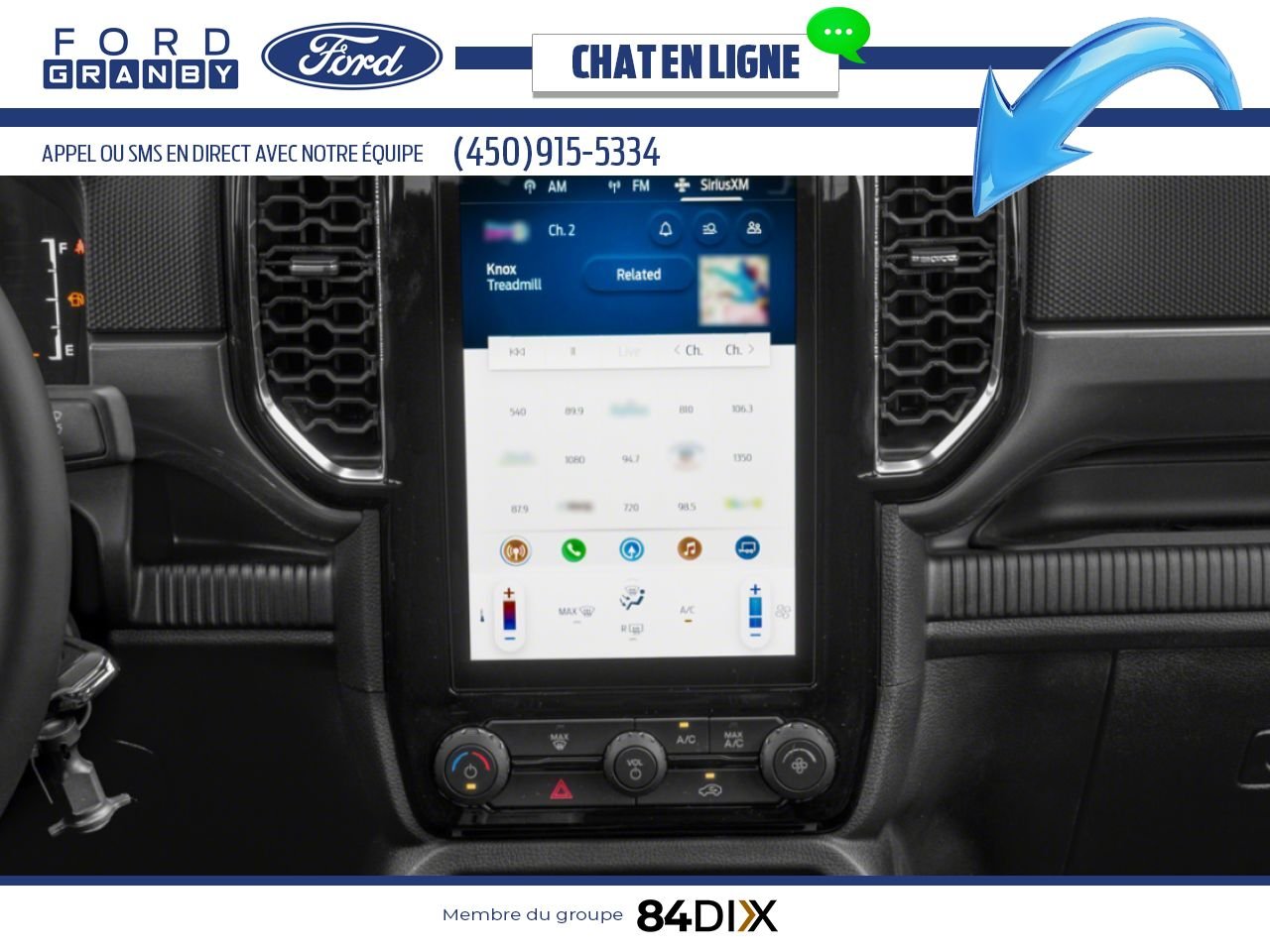 Ford Ranger 2025 Blanc Oxford Granby - photo #12