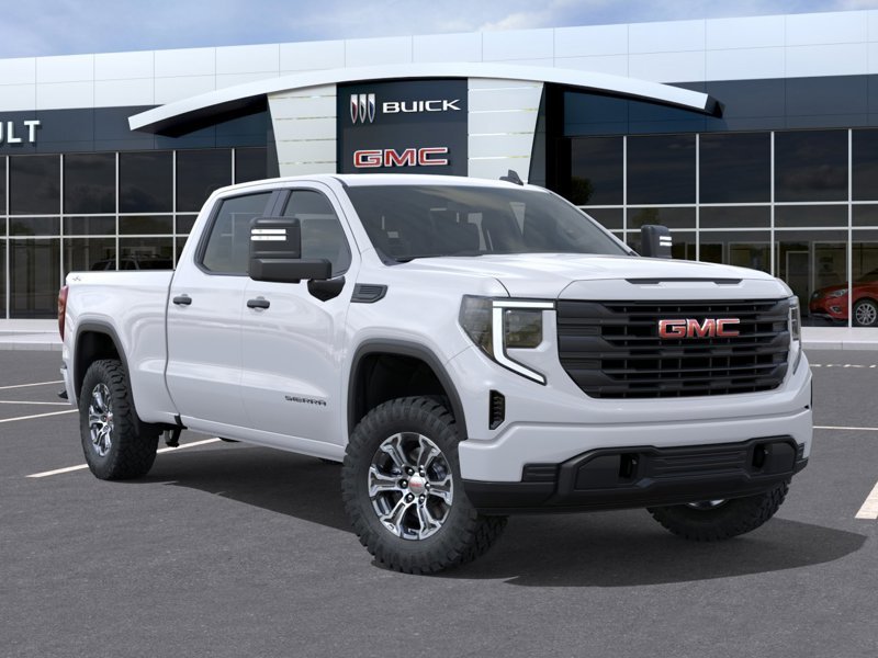 GMC Sierra 1500 Pro cabine multiplace 4RM 157 po 2026 BLANC SOMMET Sherbrooke - photo #6
