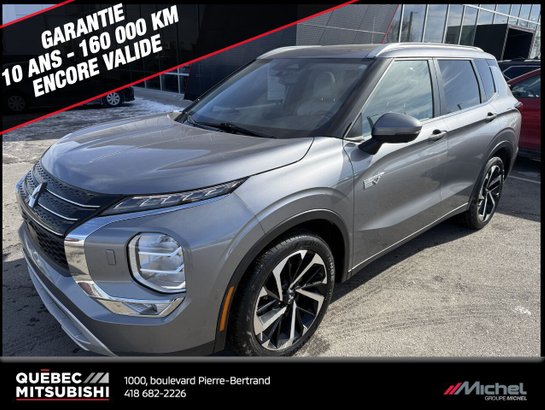 2023 Mitsubishi Outlander Plug-In Hybrid SEL S-AWC, Volant chauffant, 7 passagers Grey