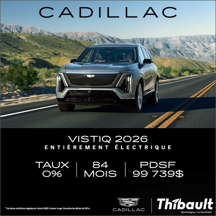 Cadillac VISTIQ promo mai FR