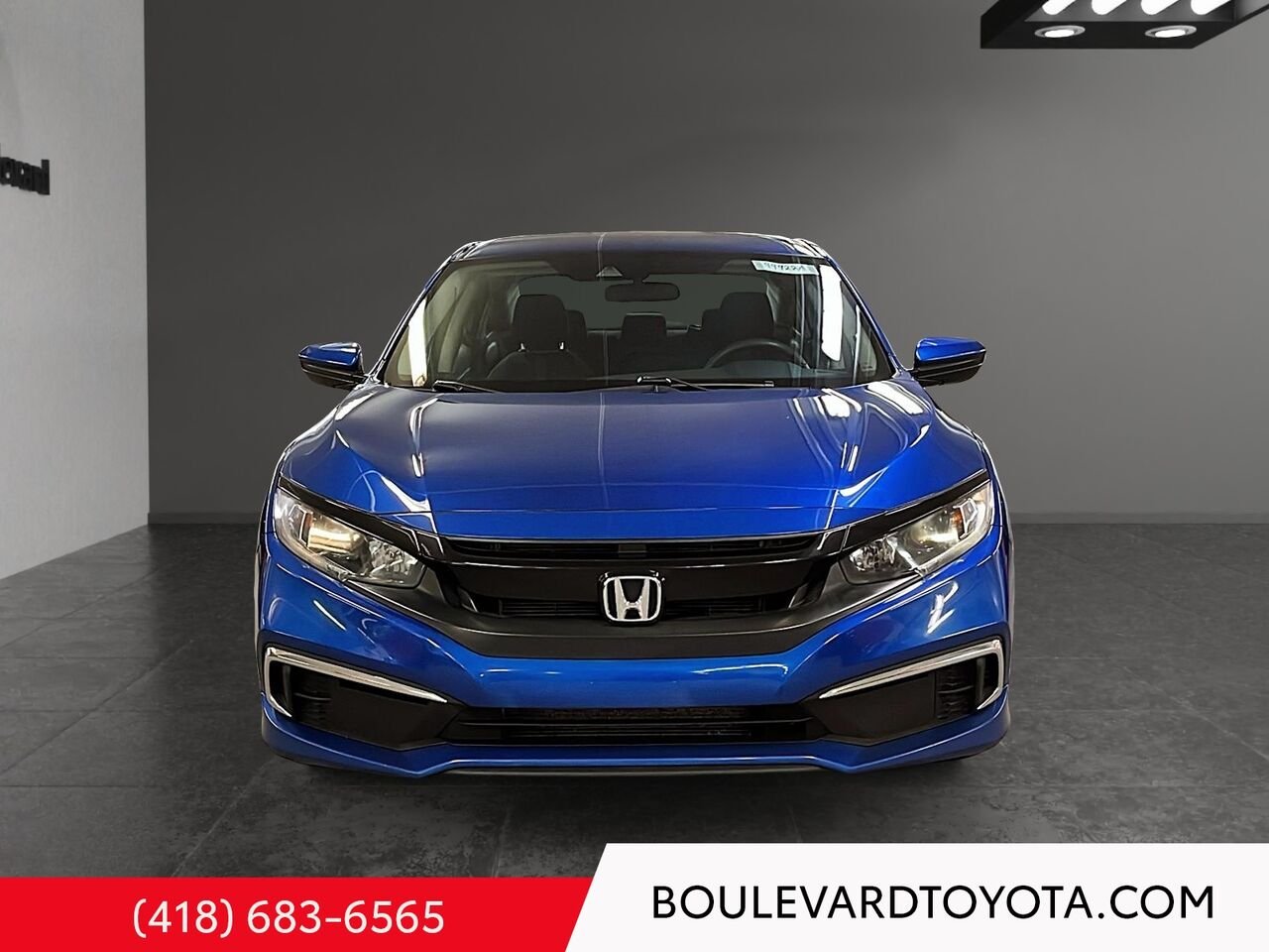 Honda Civic Berline 99922A-20 | LX 2019 Bleu Québec - photo #1