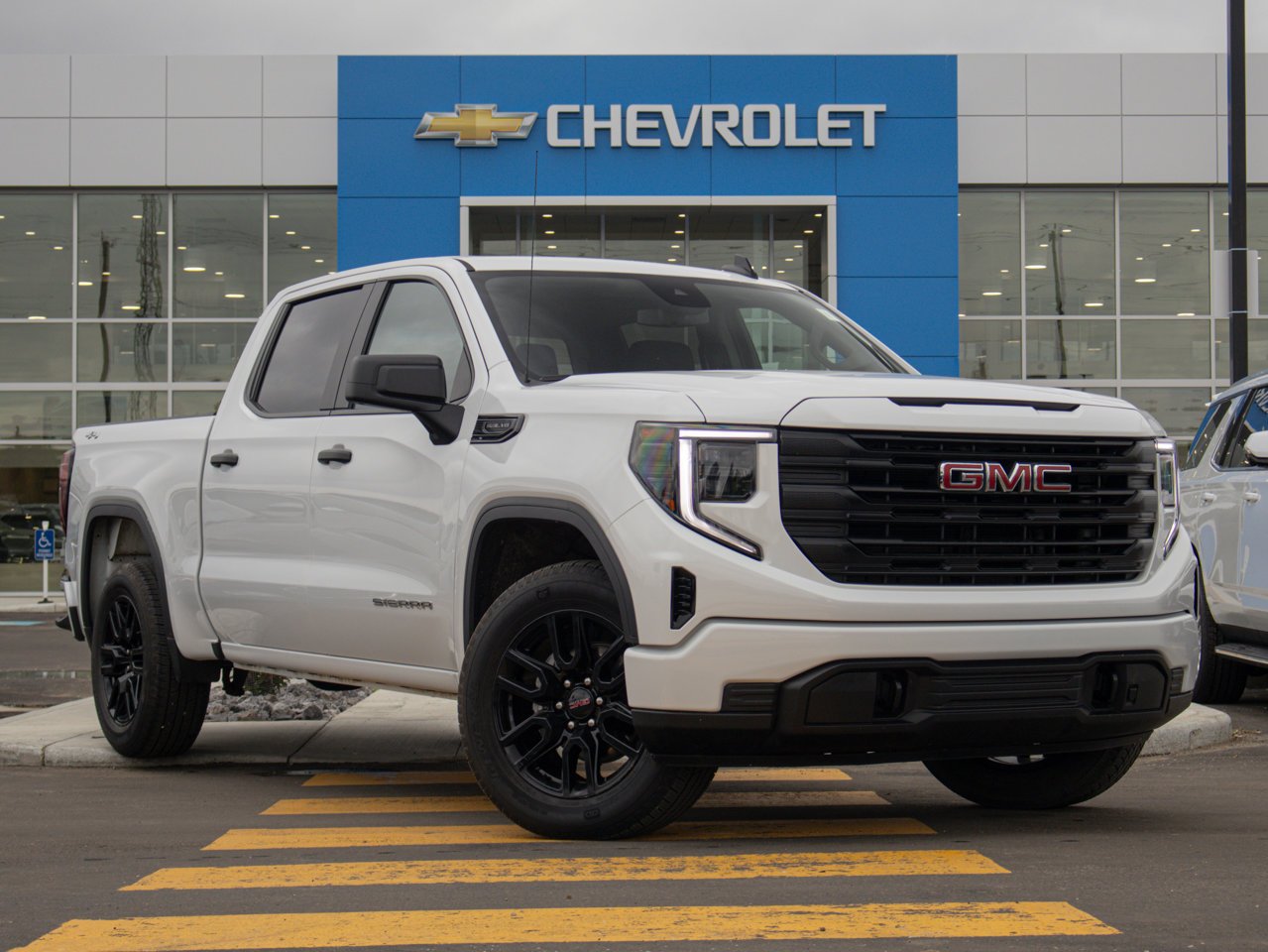2024 GMC Sierra 1500 4WD Crew Cab 147 Pro White Sherwood Park - photo #13
