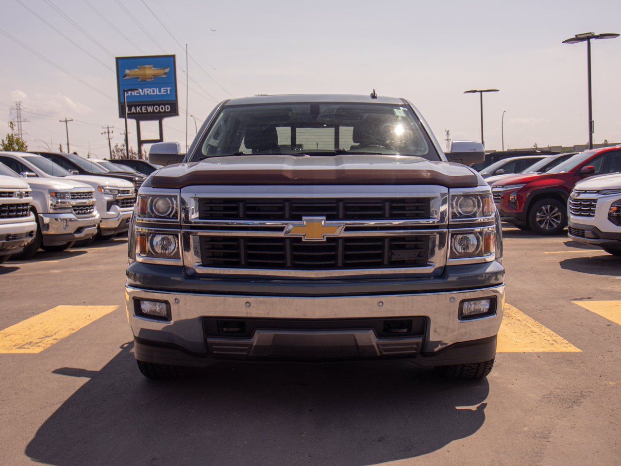 2014 Chevrolet Silverado 1500 4WD Crew Cab Short Box LTZ w/2LZ Blue Sherwood Park - photo #2