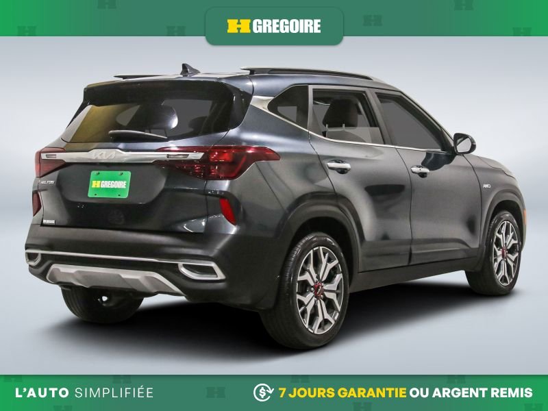 Kia Seltos 720583A | SX Turbo AWD AUTO AC CUIR TOIT NAV MAGS CAM RECUL 2023 Gris Laval - photo #8