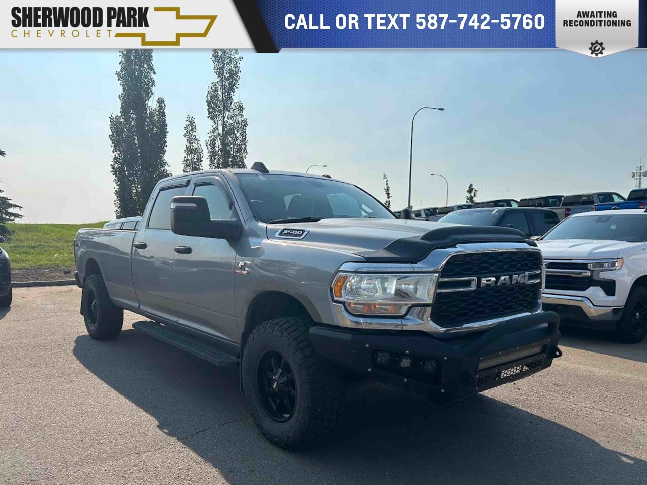 2023 Ram 3500 Tradesman 4x4 Crew Cab 8' Box Grey Sherwood Park - photo #0