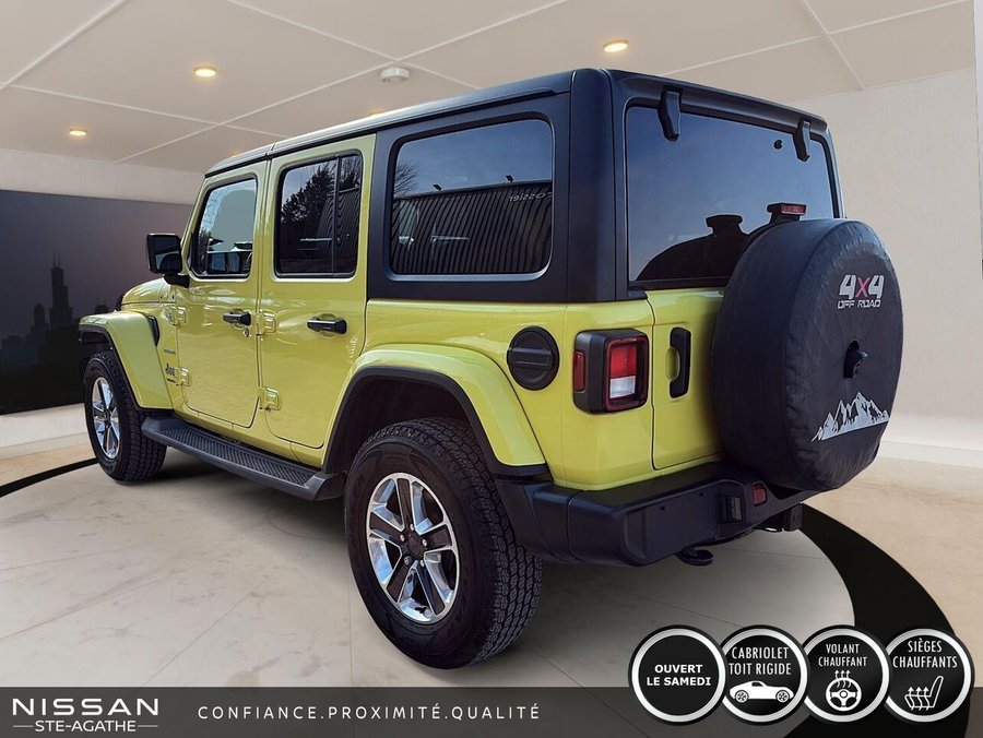 Jeep Wrangler Sahara 4 portes 4x4 2023 Jaune