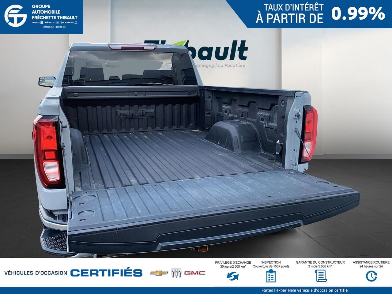 GMC SIERRA SLE cabine multiplace 4RM 157 po 2024 Gris Montmagny - photo #5