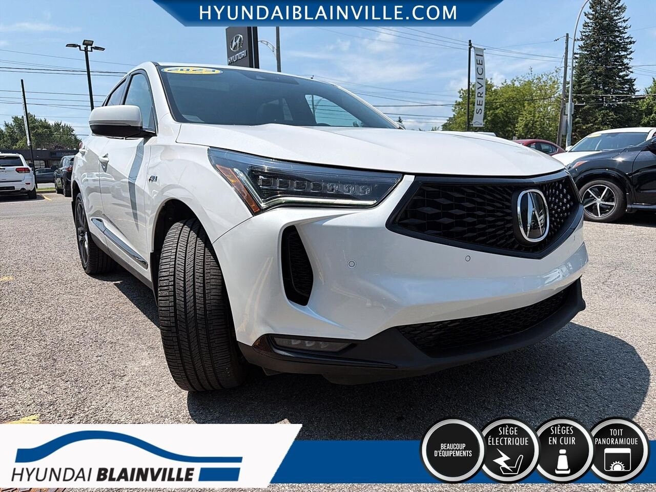 2023 Acura RDX White Blainville - photo #2
