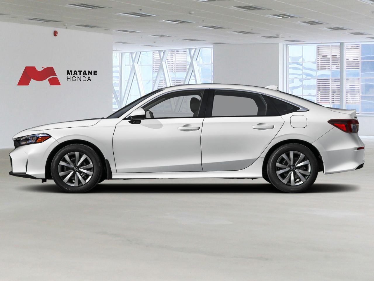 2026 Honda Civic Sedan CIVIC SDN LX Platinum White Pearl Matane - photo #2