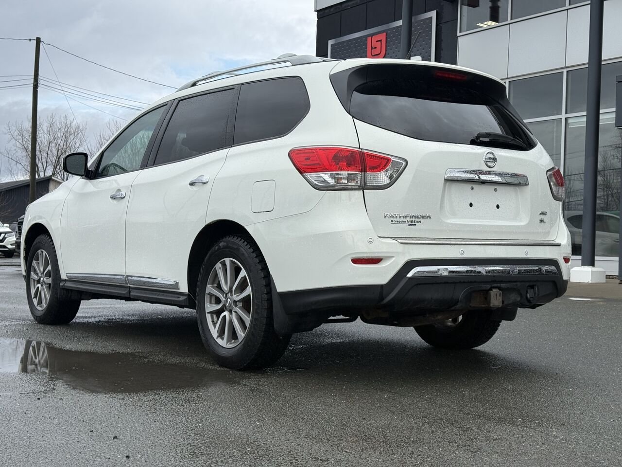 2014 Nissan Pathfinder AWD White Granby - photo #4