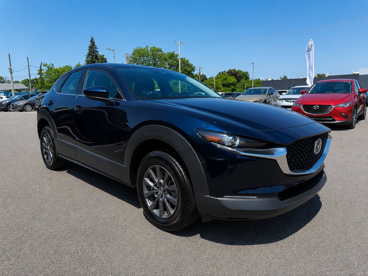 MAZDA CX-30 GX 2025 Bleu Châteauguay - photo #3