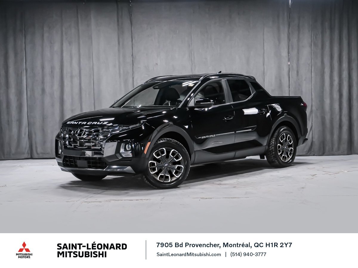 2022 Hyundai Santa Cruz APPLE CAR PLAY VOLANT CHAUFFANT 2 SET DE PNEU Black Montreal - photo #0