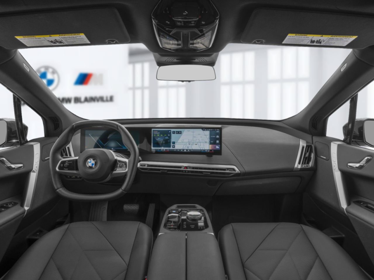 2026 BMW iX xDrive60 Black Sapphire Metallic Blainville - photo #8
