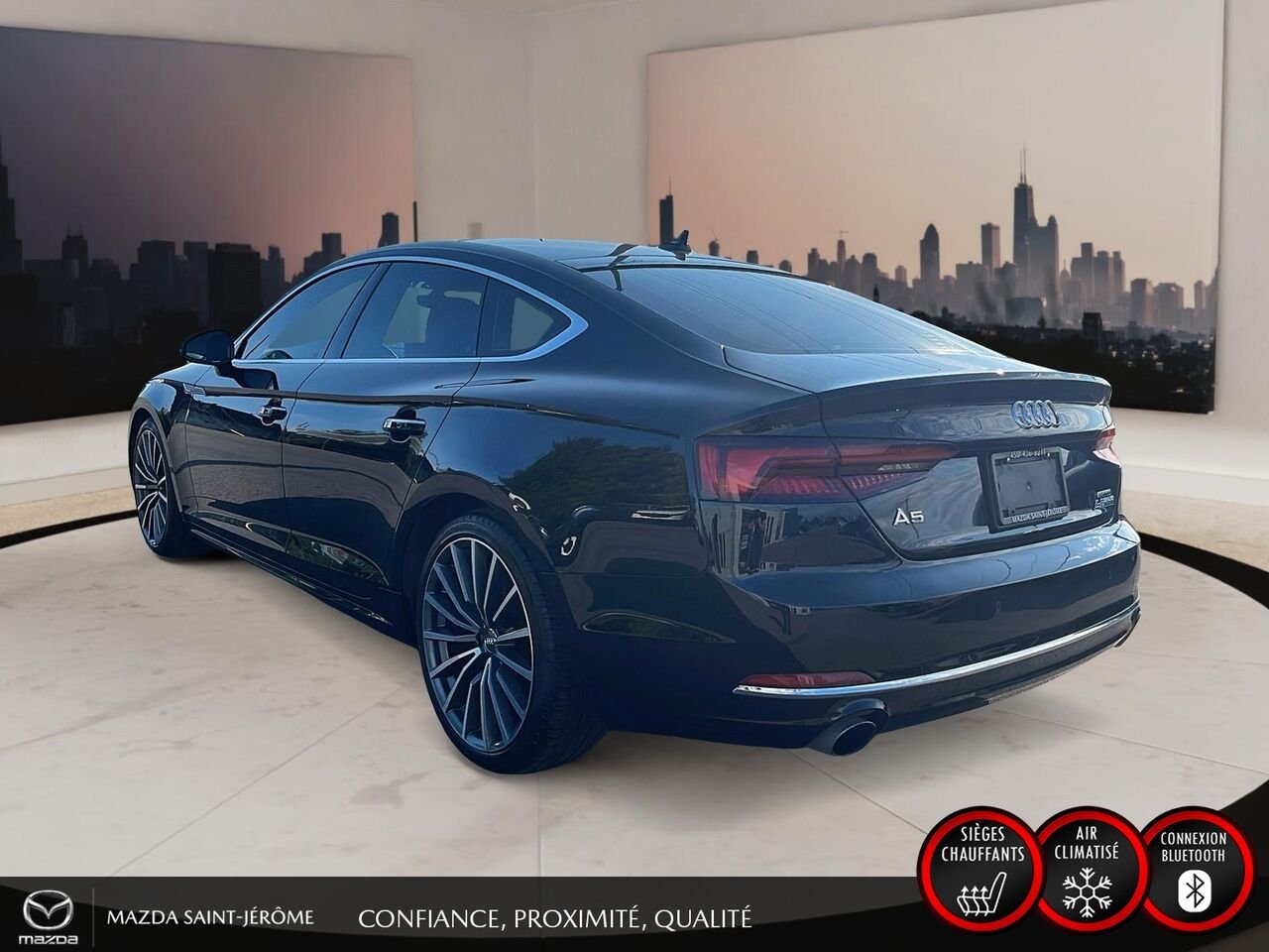 Audi A5 Sportback 2019 Noir Saint-Jérôme - photo #9
