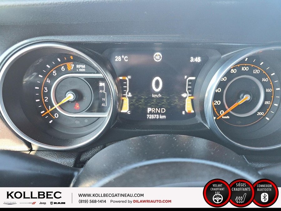 JEEP WRANGLER UNLIMITED *** BAS KILOMÉTRAGE *** 2020 Noir