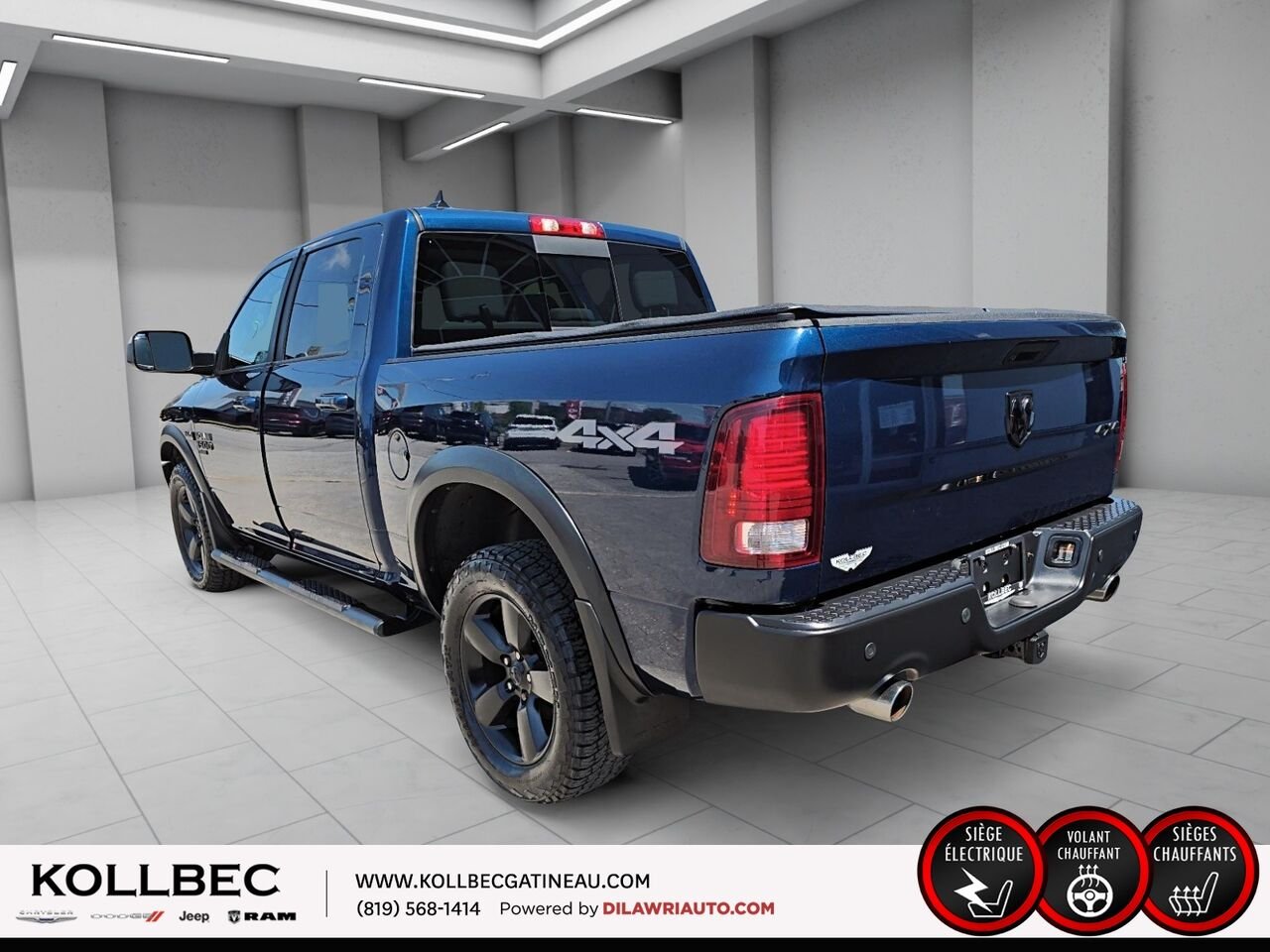 RAM 1500 CLASSIC 261111 | Warlock Crewcab 4x4 2019 Bleu Gatineau - photo #18