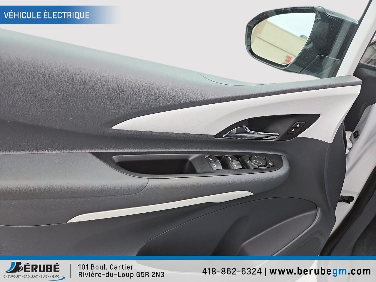 CHEVROLET BOLT EV Familiale 5 portes LT 2019 Blanc Rivière-du-Loup - photo #9