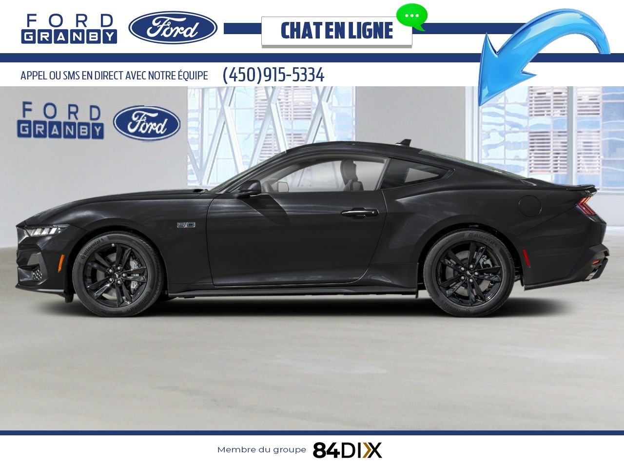 Ford Mustang 2025 Noir ombre Granby - photo #2