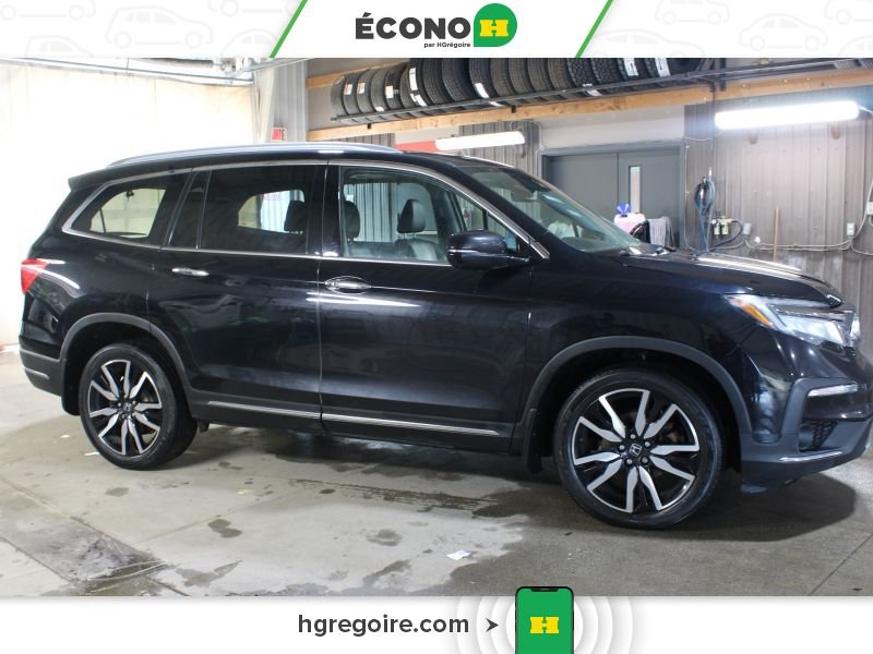 Honda Pilot R3693A | TOURING CUIR TOIT CAMERA BLUETOOTH SIEGES CHAUFFAN 2019 Noir Laval - photo #8