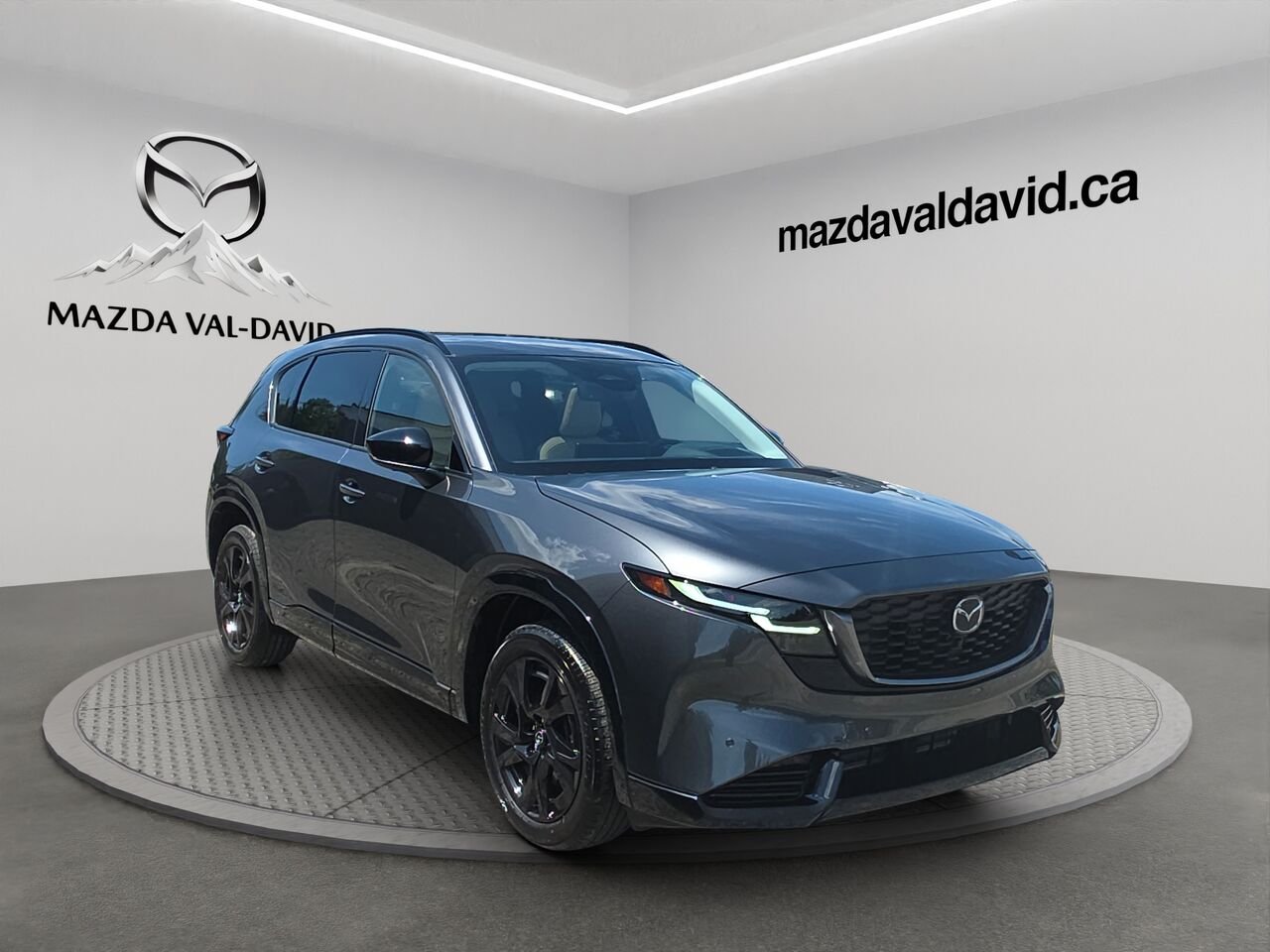 2026 Mazda CX-5 GT TI, ÉCRAN TACTILE 12.9 POUCES, SIÈGES CHAUFFANTS Machine Grey Metallic Val-David - photo #4