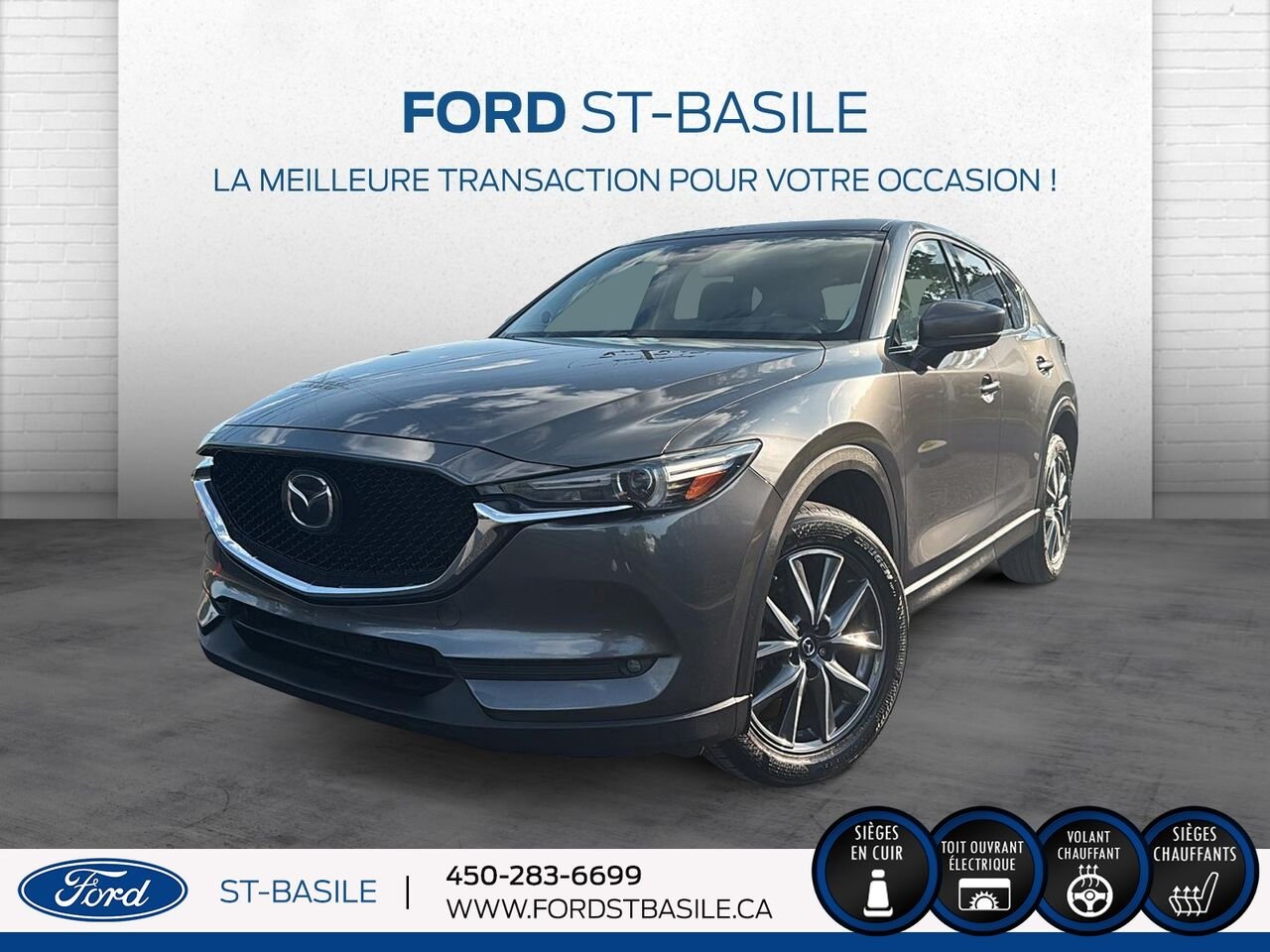 MAZDA CX-5 2017 Gris Saint-Basile-le-Grand - photo #0