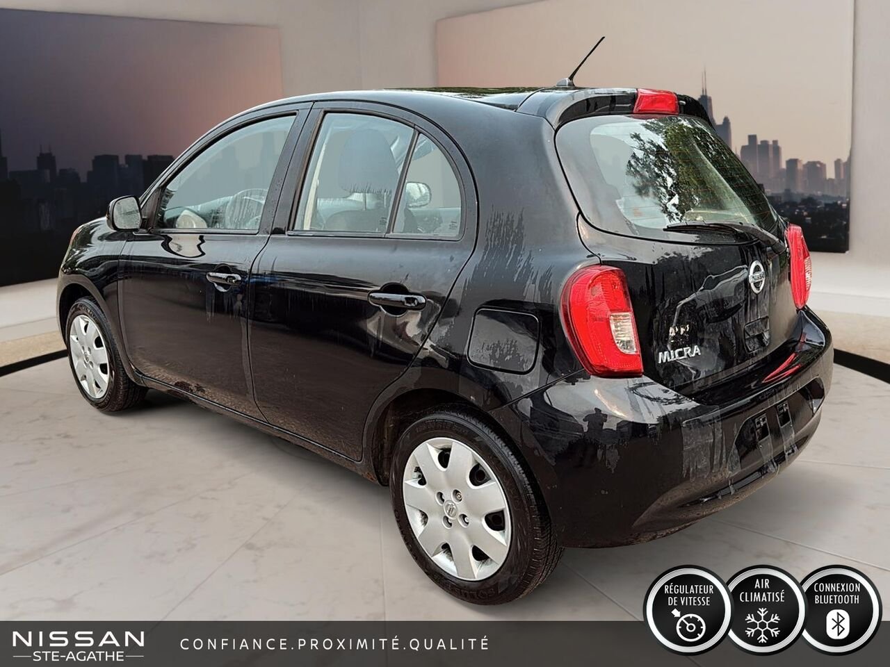 2017 Nissan Micra SV à hayon 4 portes BA Black Saint-Jérôme - photo #3