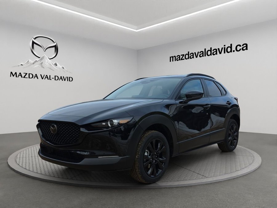2026 Mazda CX-30 Gs, awd, sièges, volant et rétroviseurs chauffants Jet Black Mica