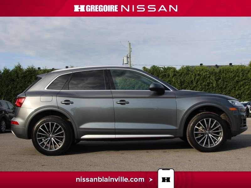 Audi Q5 BA6173 | PROGRESSIV TFSI BLUETOOTH BANCS CHAUFFANTS CUIR CA 2018 Gris Laval - photo #10