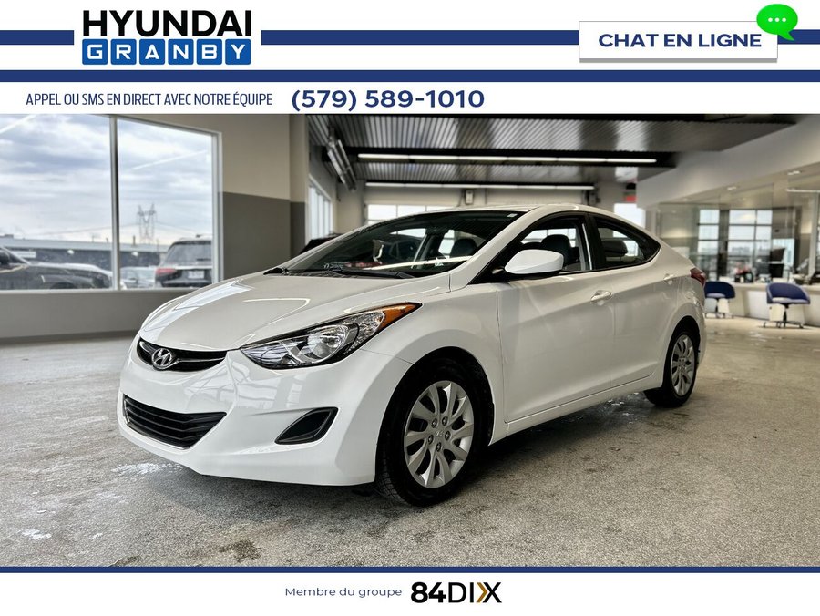 2013 Hyundai Elantra 2013 White