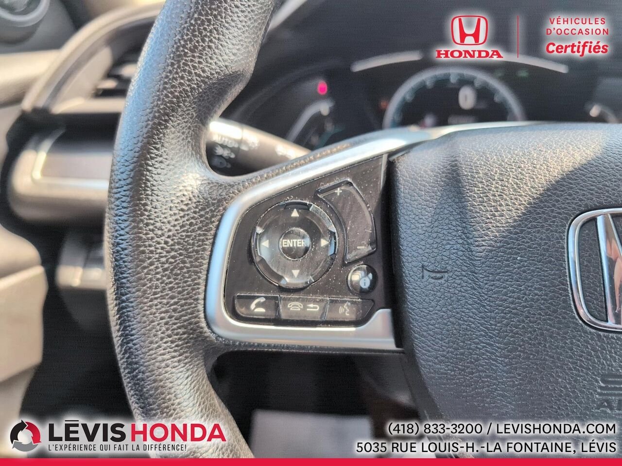Honda Civic LX LX BM 2019 Blanc Lévis - photo #22