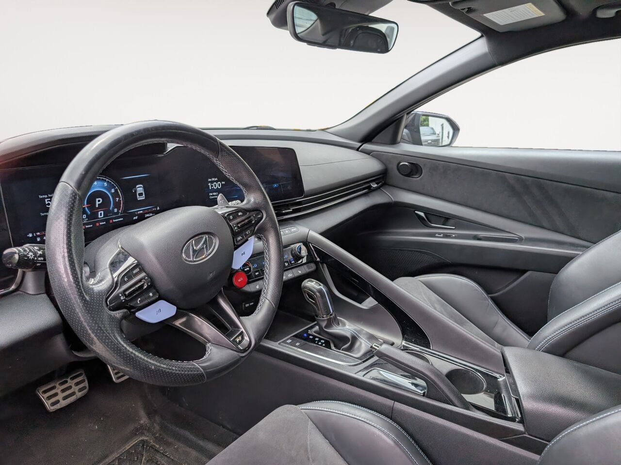 Hyundai Elantra N N/SIÈGES CHAUFFANTS/SIÈGES EN CUIR/AC/TOIT OUVRANT 2023 Noir Sherbrooke - photo #10