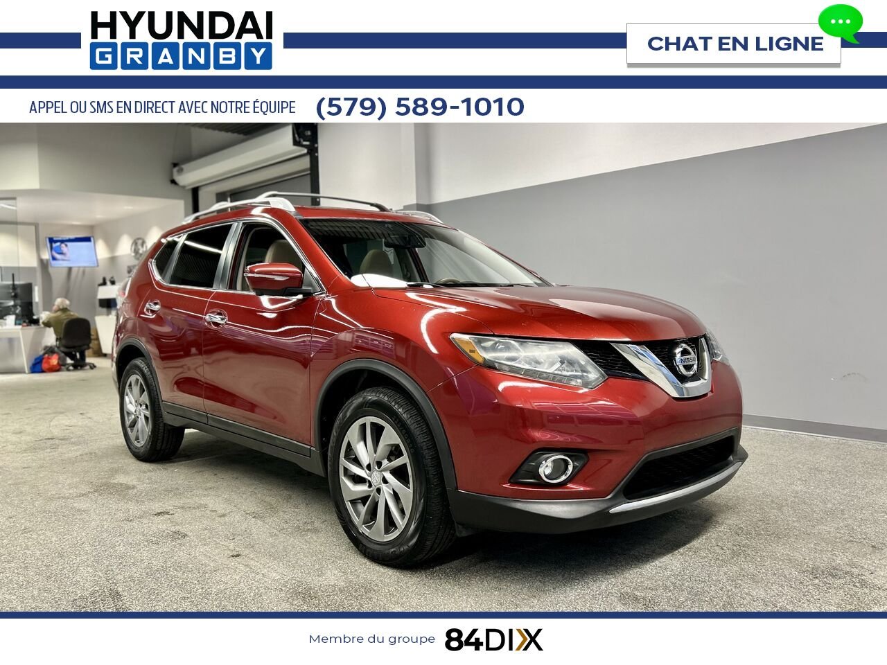 2014 Nissan Rogue Red Granby - photo #0