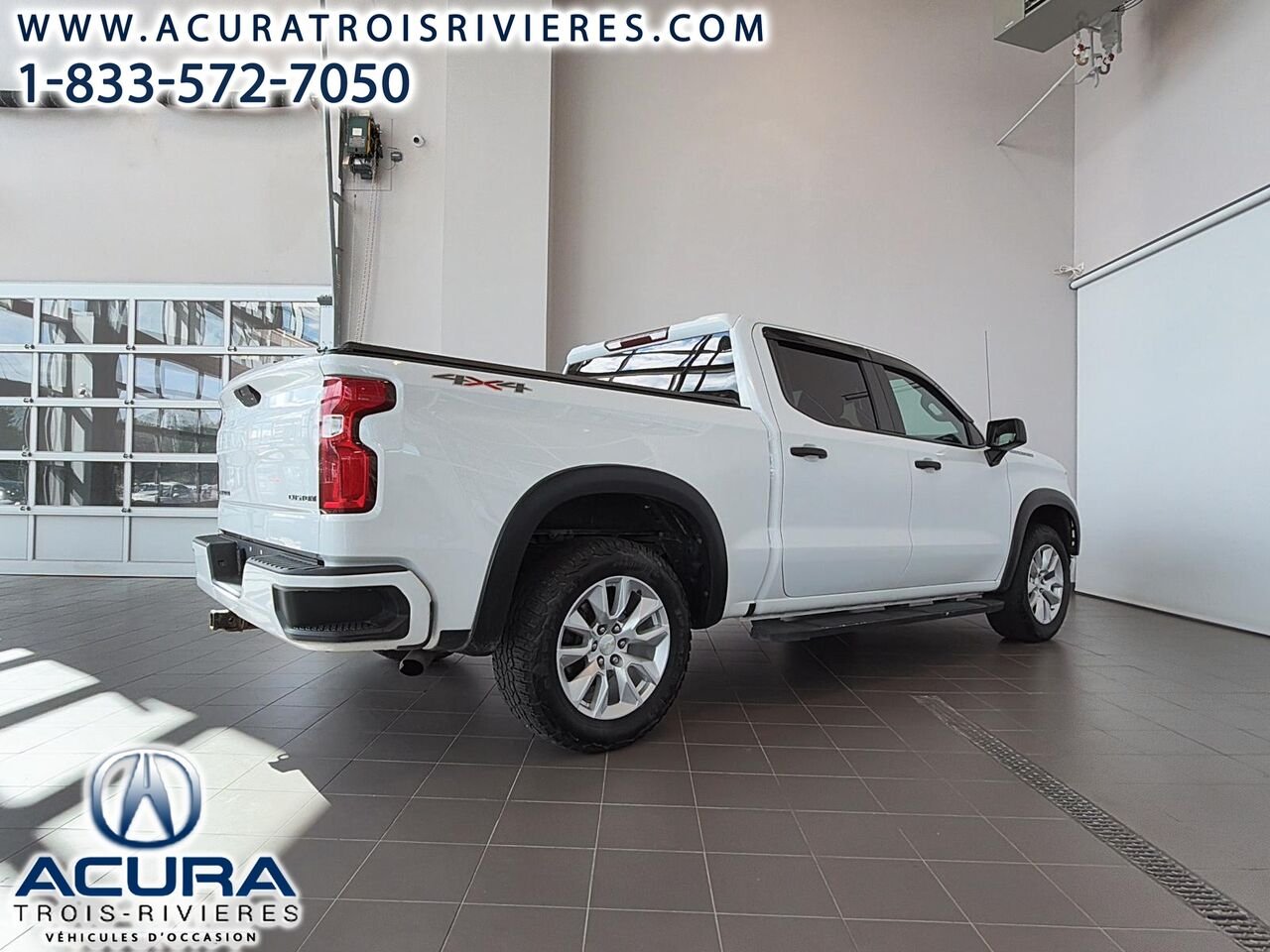 Chevrolet Silverado 1500 CUSTOM BOITE COURTE 2020 Blanc Trois-Rivières - photo #13