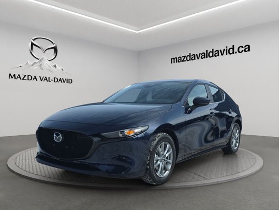 2025 Mazda Mazda3 Sport Automatique, tout équipé, sièges chauffants, caméra de recul fwd Deep Crystal Blue Mica