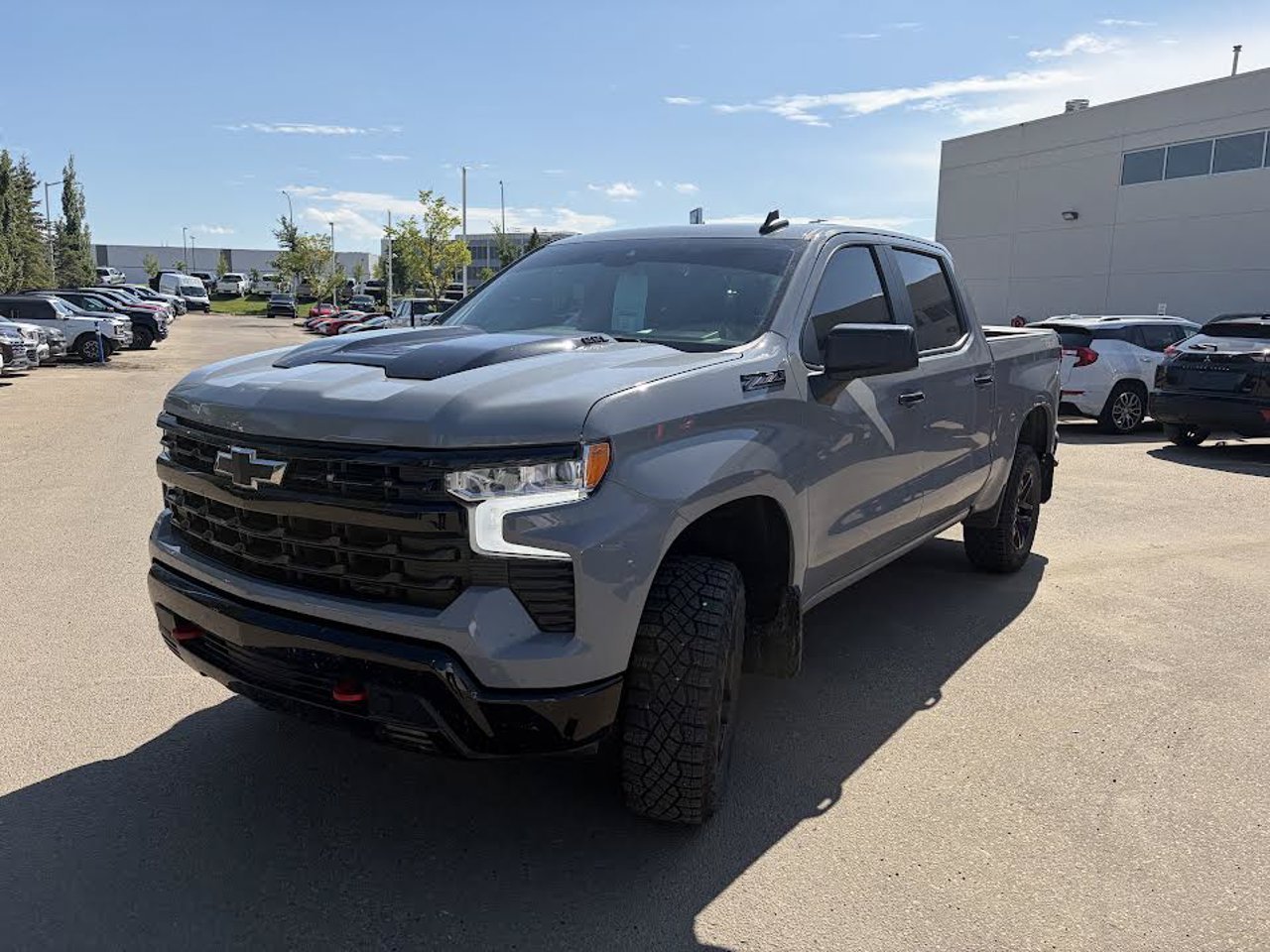 2024 Chevrolet Silverado 1500 4WD Crew Cab 147 LT Trail Boss Grey Sherwood Park - photo #0