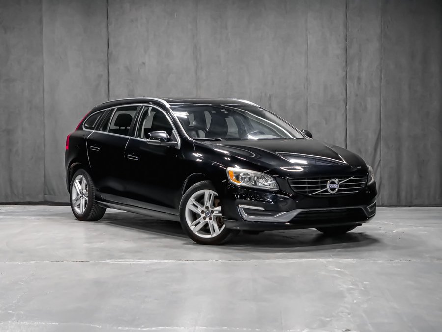 2015 Volvo V60 T5 PREMIER AWD TOIT OUVRANT SIÈGES CHAUFFANTS Black