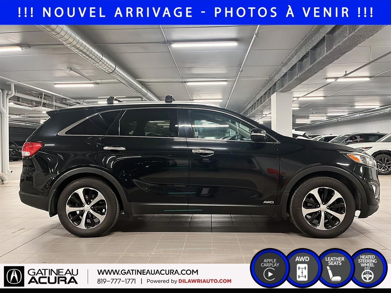 Kia Sorento EX Turbo AWD 2018 Noir Ottawa & Gatineau - photo #3