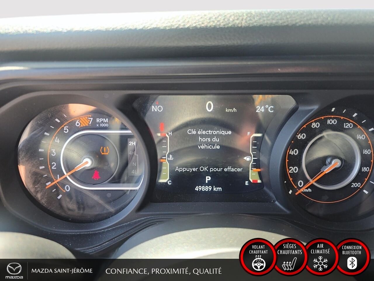2024 Jeep Wrangler Sport S 4 portes | 2 TOITS | AUTOMATIQUE Grey Saint-Jérôme - photo #15
