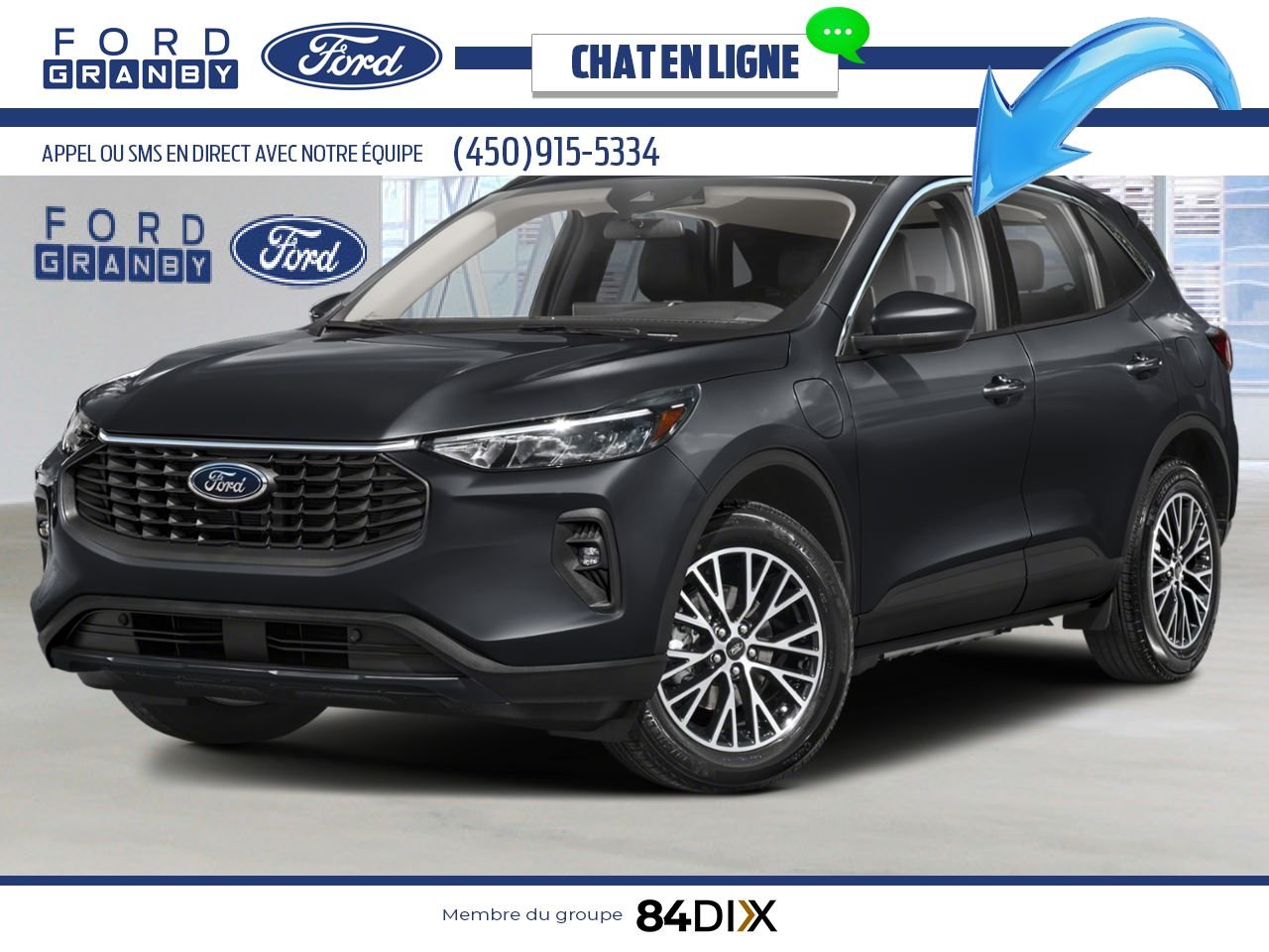 2026 Ford Escape Agate Black Metallic Granby - photo #0
