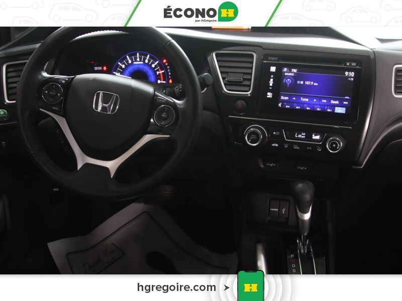 Honda Civic 821030 | EX AUTO A/C TOIT GR ELECT MAGS CAM RECUL 2015 Gris Laval - photo #21