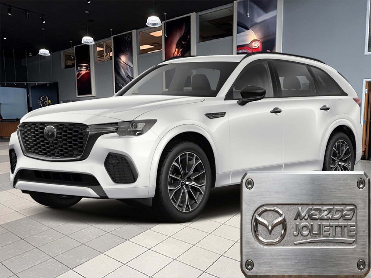 2026 MAZDA CX-70 PHEV Rhodium White Metallic Notre-Dame-des-Prairies - photo #0